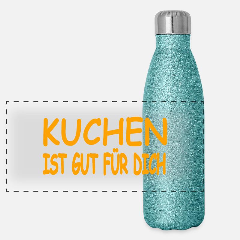 Kuchen Panorama Glitzer Isolierflasche 500 ml