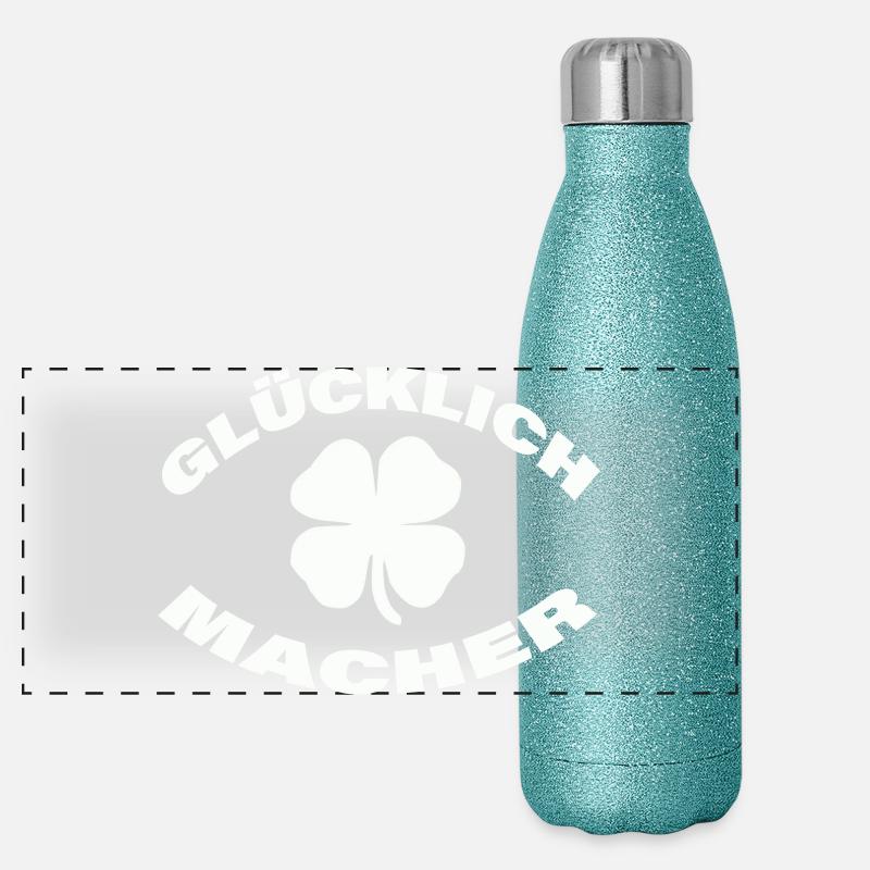 FAISEUR DE BONHEUR Gourde isotherme panoramique pailletée 500 ml