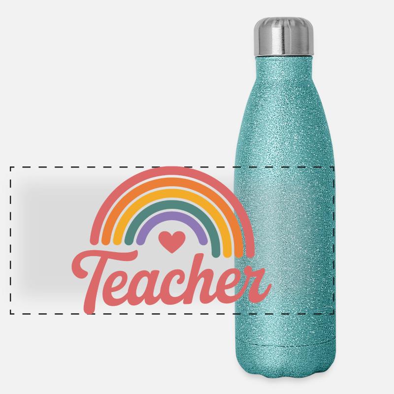 Panorama Glitzer Isolierflasche 500 ml