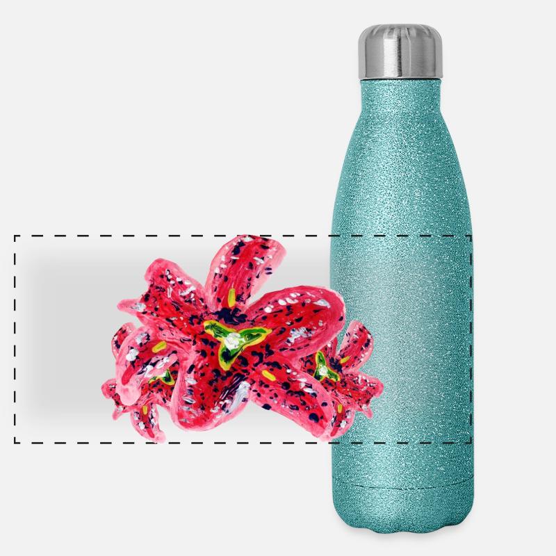 Lis Gourde isotherme panoramique pailletée 500 ml