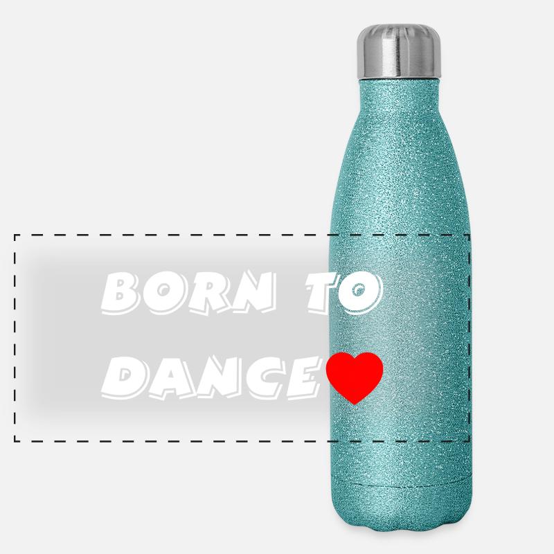 Tanzen Panorama Glitzer Isolierflasche 500 ml