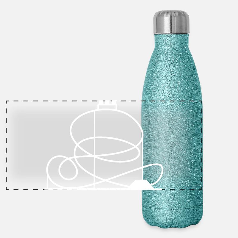 Roller coaster Panoramic Glitter Thermal Bottle 500 ml