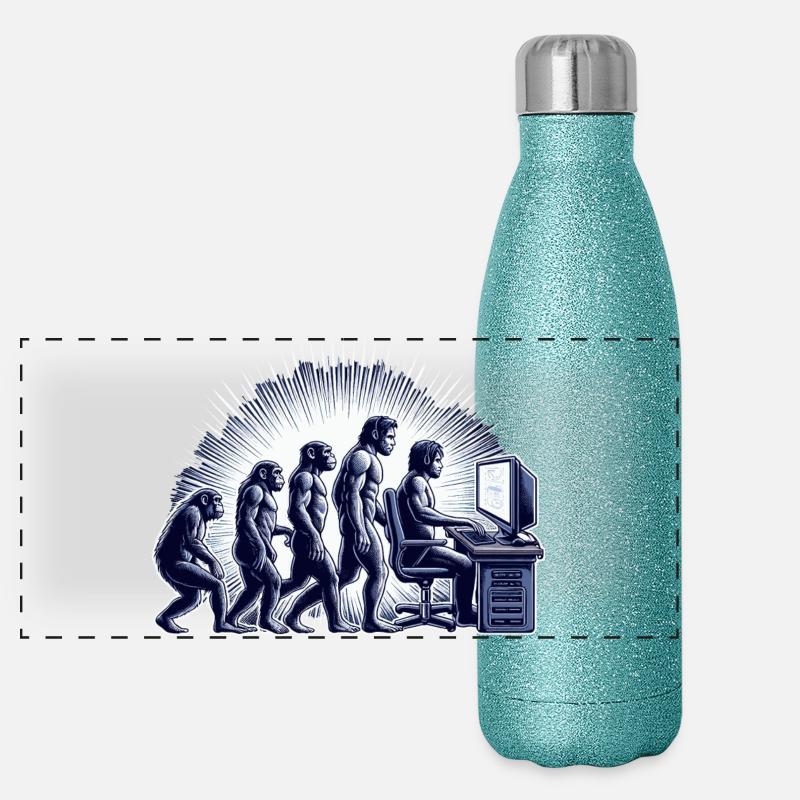 GAMING EVOLUTION Panorama Glitzer Isolierflasche 500 ml
