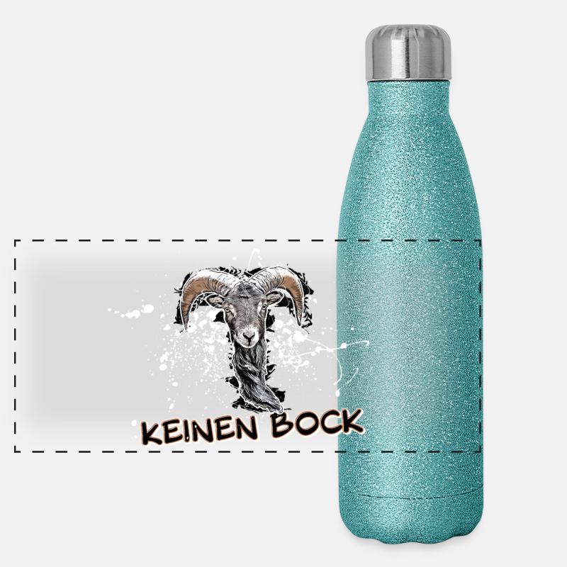 Don't feel like it - Listless Panoramic Glitter Thermal Bottle 500 ml