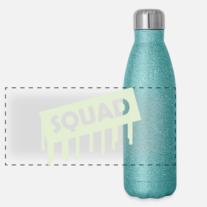 squad Panorama Glitzer Isolierflasche 500 ml