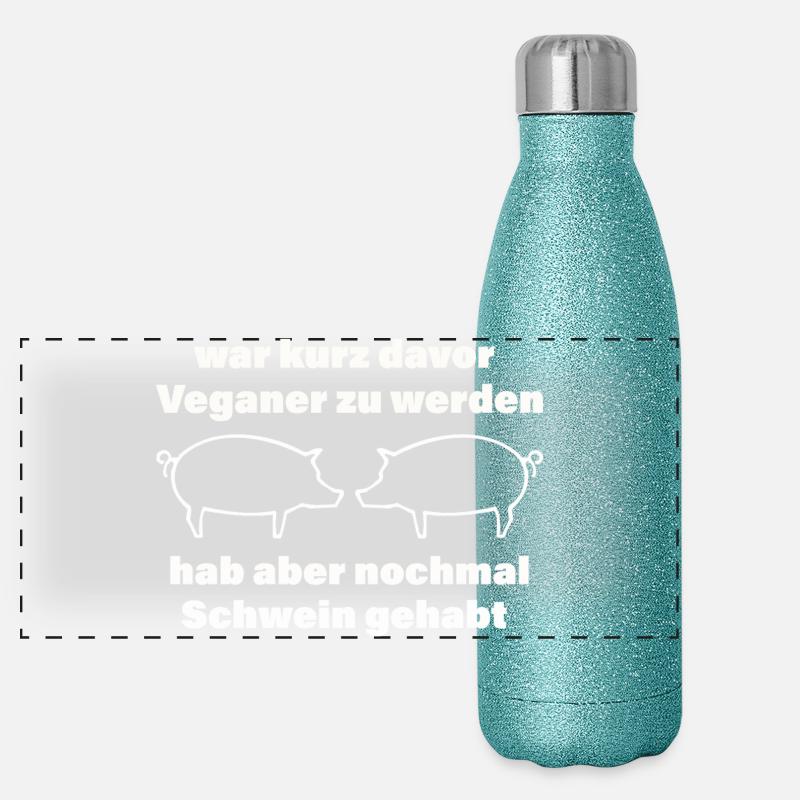 PIG Panoramic Glitter Thermal Bottle 500 ml