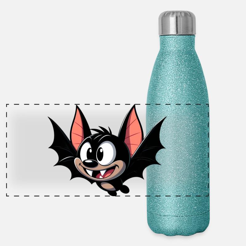 Bat Panoramic Glitter Thermal Bottle 500 ml