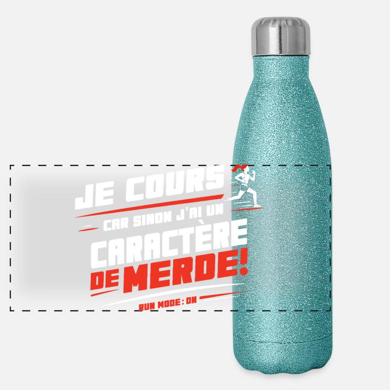I run otherwise I have a character of ... Panoramic Glitter Thermal Bottle 500 ml