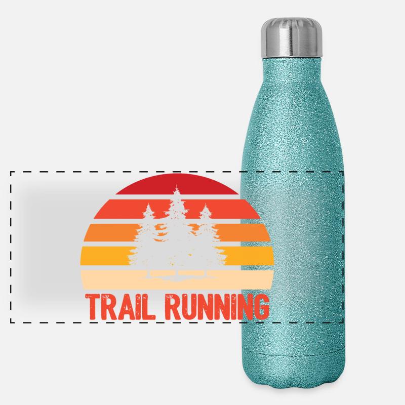 Trail Running Gourde isotherme panoramique pailletée 500 ml