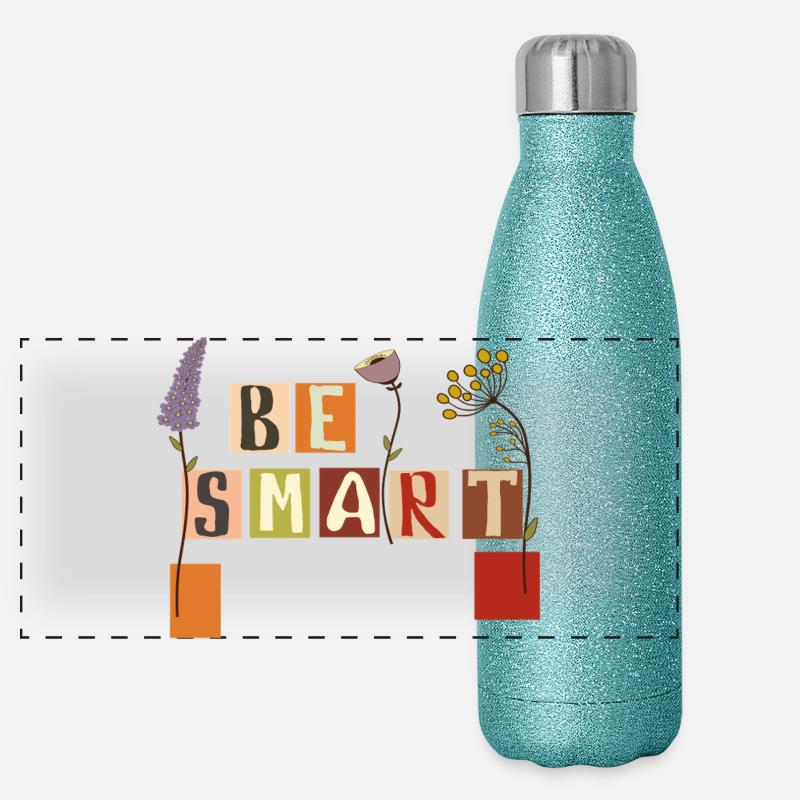 Be Smart  Panorama Glitzer Isolierflasche 500 ml
