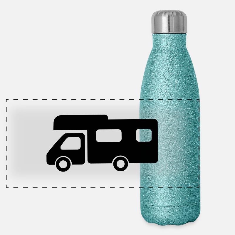 camping-car Gourde isotherme panoramique pailletée 500 ml