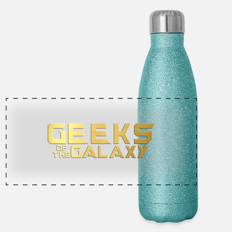 Geek: Geeks de la Galaxie Gourde isotherme panoramique pailletée 500 ml