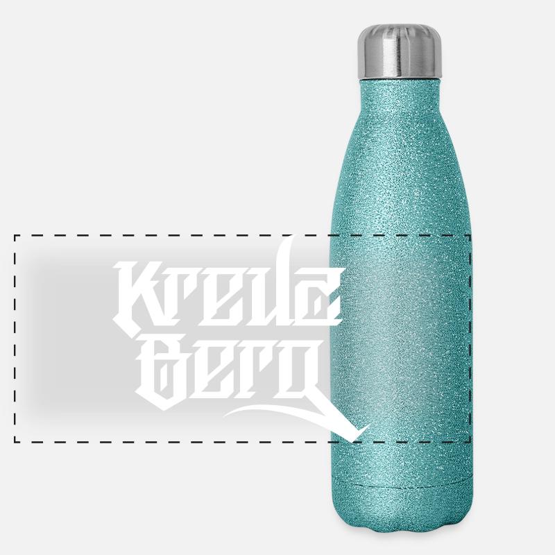 Kreuzberg Berlin Panorama Glitzer Isolierflasche 500 ml