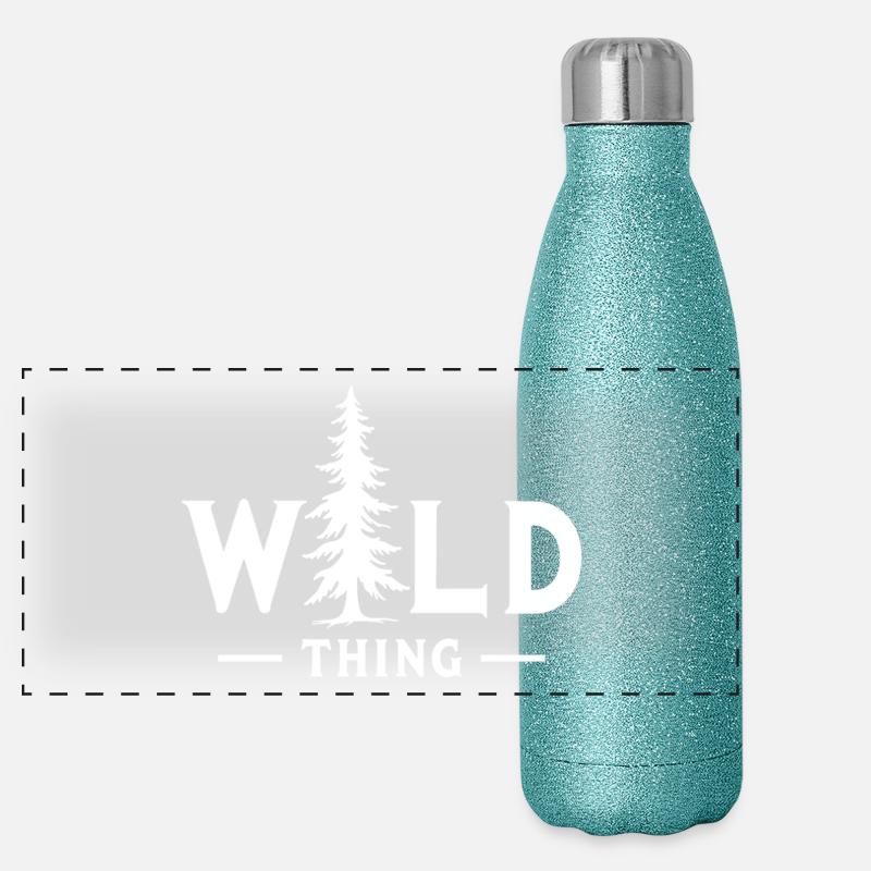 Wild Thing Aventure en forêt Gourde isotherme panoramique pailletée 500 ml