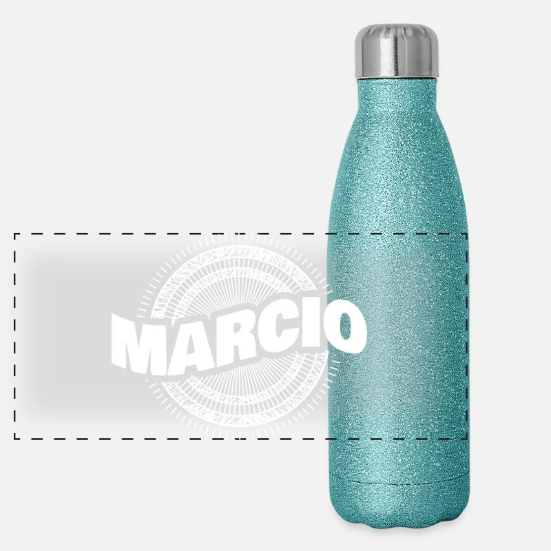 Geschenkidee Marcio Panorama Glitzer Isolierflasche 500 ml