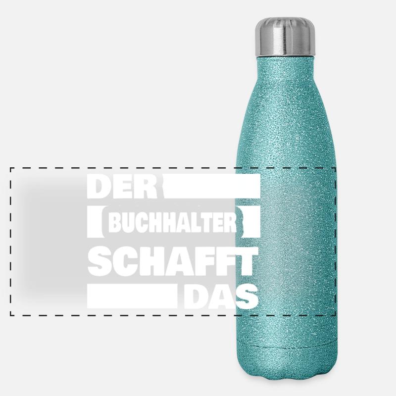 Buchhalter Panorama Glitzer Isolierflasche 500 ml