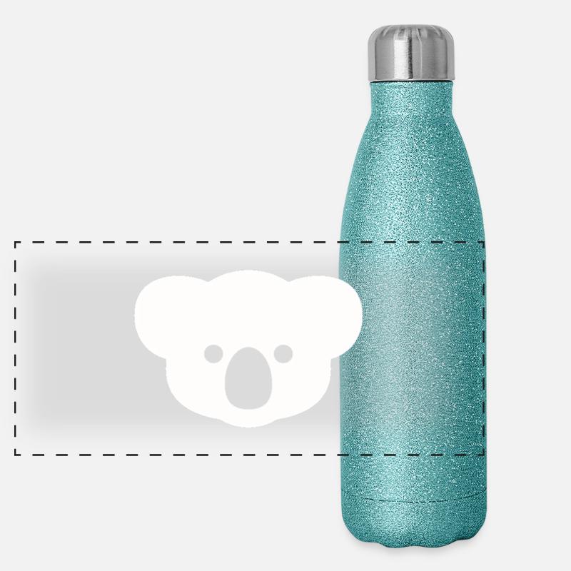 Koala sind GEIL Panorama Glitzer Isolierflasche 500 ml