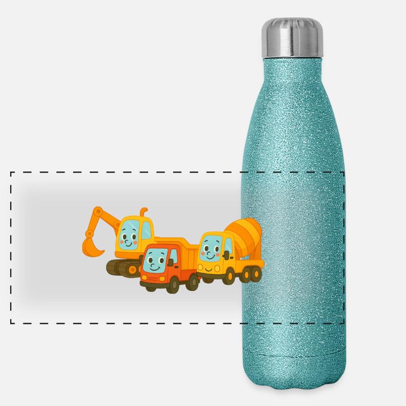 Cantiere Thermos in acciaio inossidabile glitterato