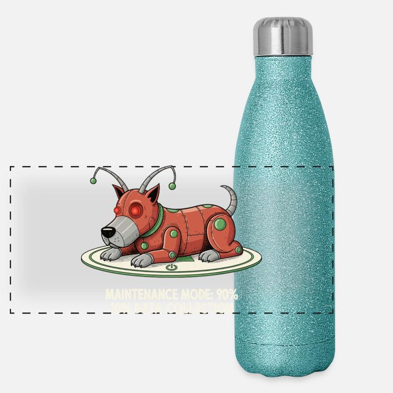 Wartungsmodus: Daten sammeln Panorama Glitzer Isolierflasche 500 ml