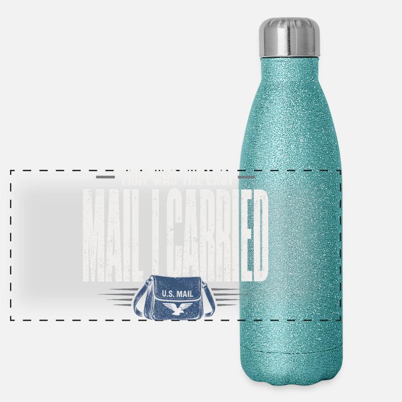 Retired Postman Retired Postman Panoramic Glitter Thermal Bottle 500 ml