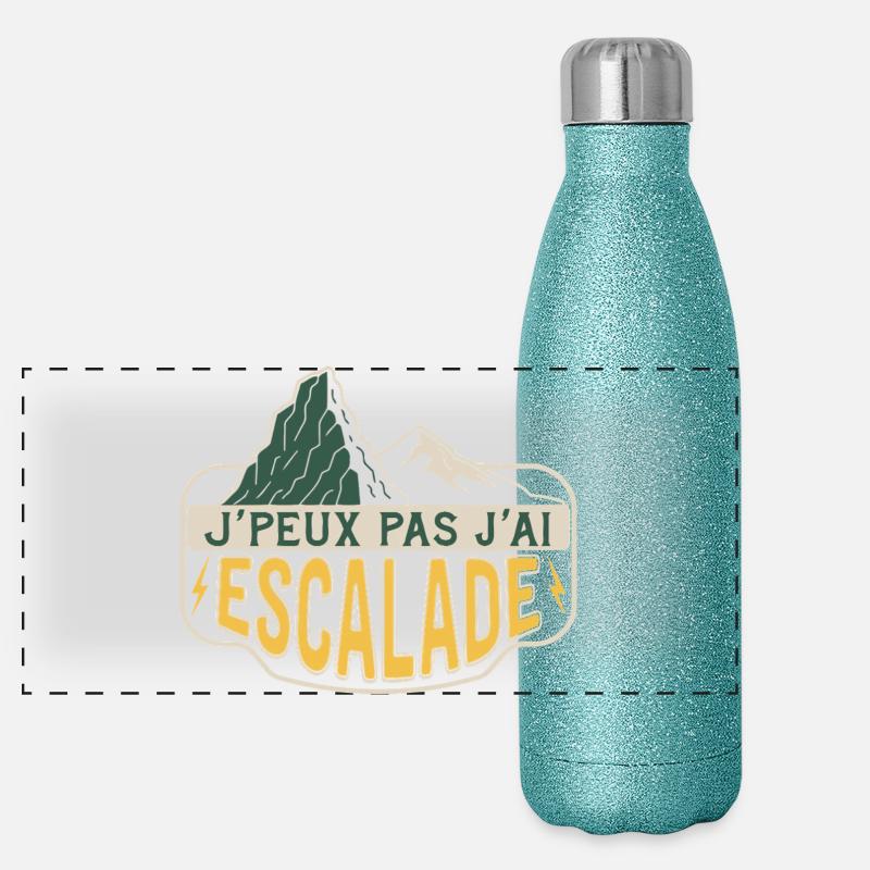 Escalade J’peux pas Gourde isotherme panoramique pailletée 500 ml