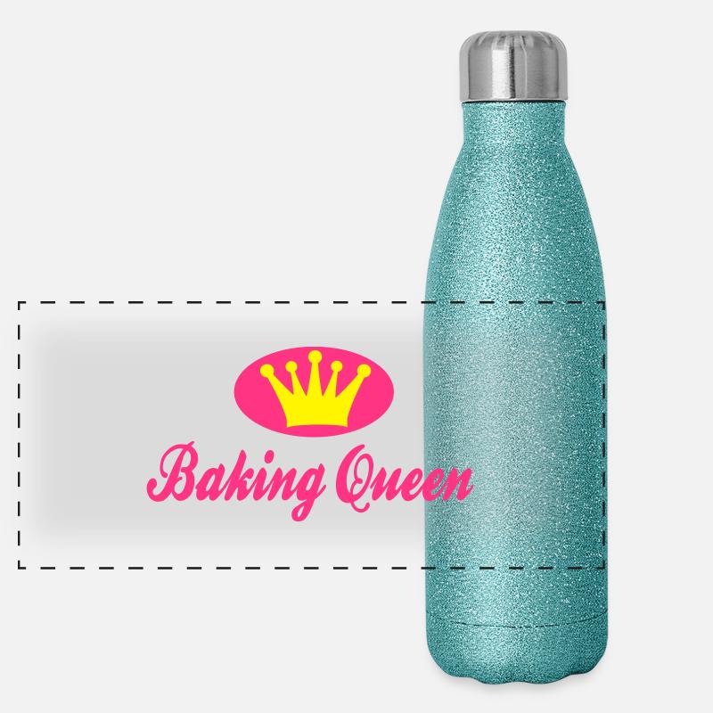 backen Panorama Glitzer Isolierflasche 500 ml