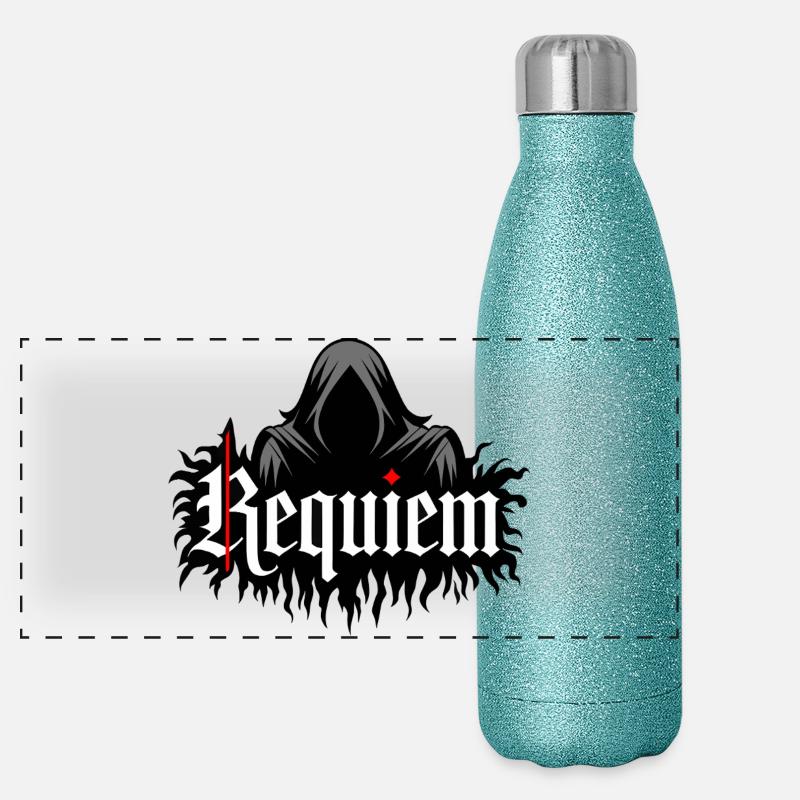 Requiem Panorama Glitzer Isolierflasche 500 ml