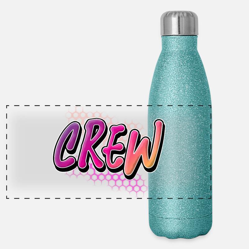 crew Panoramic Glitter Thermal Bottle 500 ml