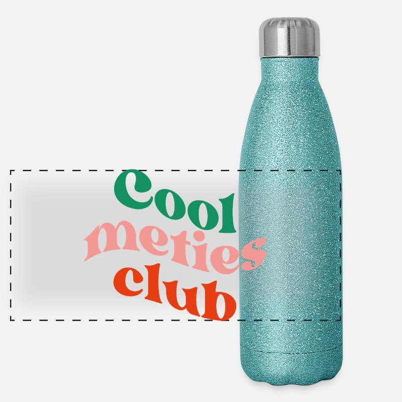 Cool Meties Club Gourde isotherme panoramique pailletée 500 ml