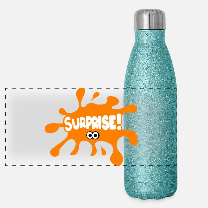 Überraschen! Panorama Glitzer Isolierflasche 500 ml