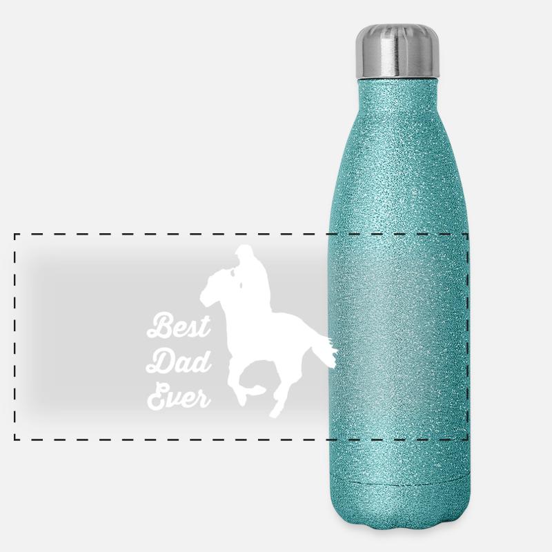 Cheval Gourde isotherme panoramique pailletée 500 ml