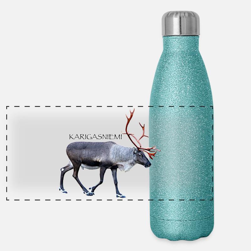 KARIGASNIEMI Gourde isotherme panoramique pailletée 500 ml