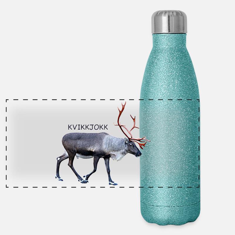 CUISINE RAPIDE Gourde isotherme panoramique pailletée 500 ml