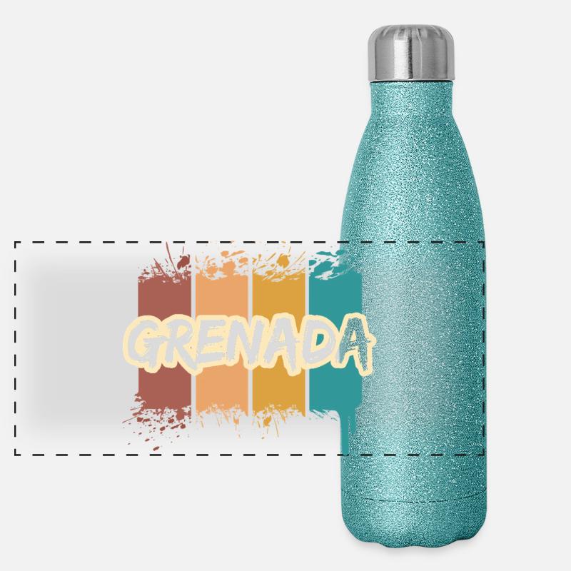 Cadeau pour la Grenade Gourde isotherme panoramique pailletée 500 ml
