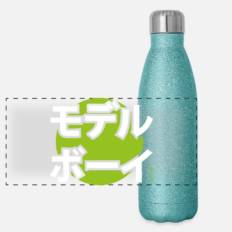 Musterknabe Katakana Panoramic Glitter Thermal Bottle 500 ml