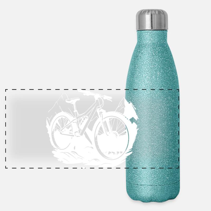 Graphismes de VTT Gourde isotherme panoramique pailletée 500 ml