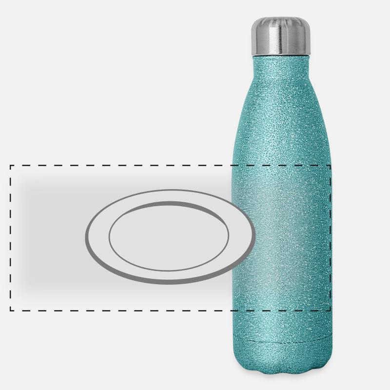 empty plate Panoramic Glitter Thermal Bottle 500 ml