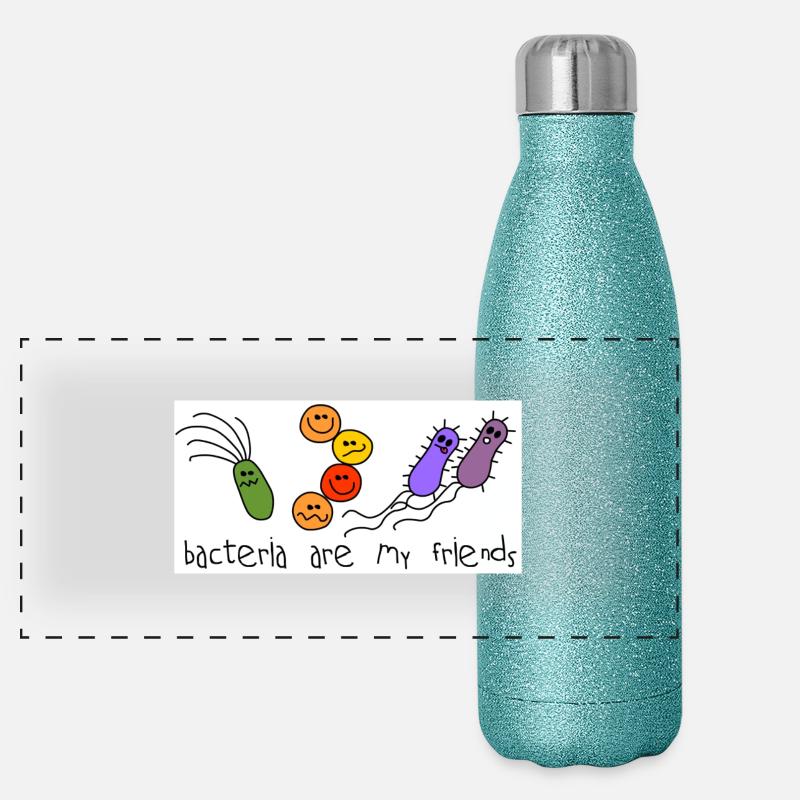 Bacteria Panoramic Glitter Thermal Bottle 500 ml
