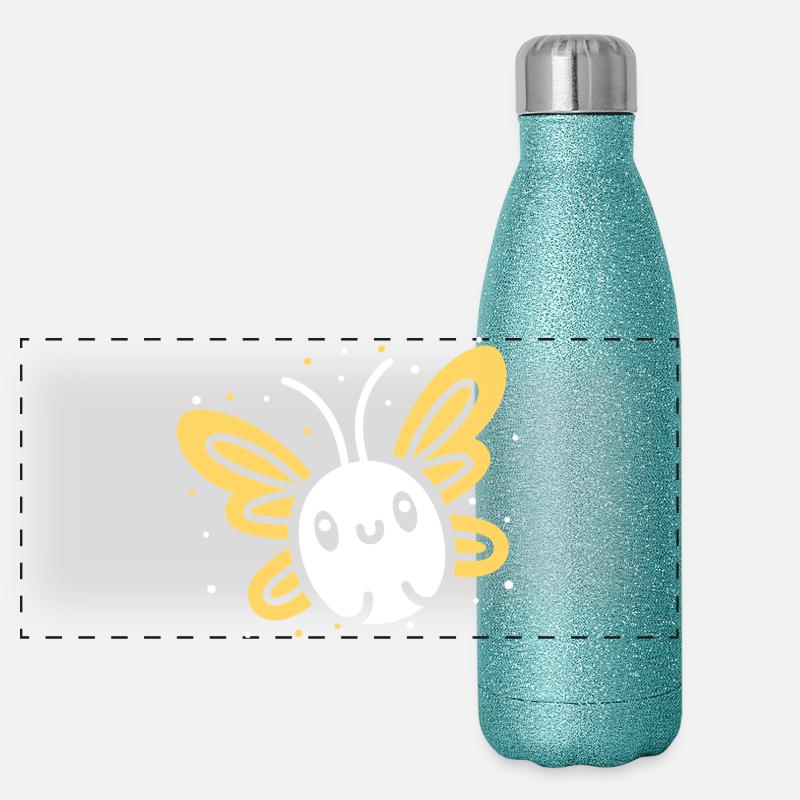 Luciole Gourde isotherme panoramique pailletée 500 ml