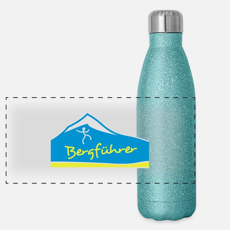 bergführer Panorama Glitzer Isolierflasche 500 ml