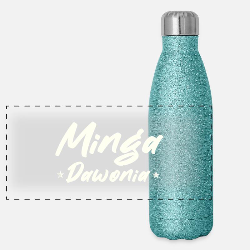 Minga Spruch vit à Munich Gourde isotherme panoramique pailletée 500 ml