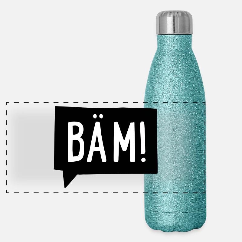 bäm Panorama Glitzer Isolierflasche 500 ml