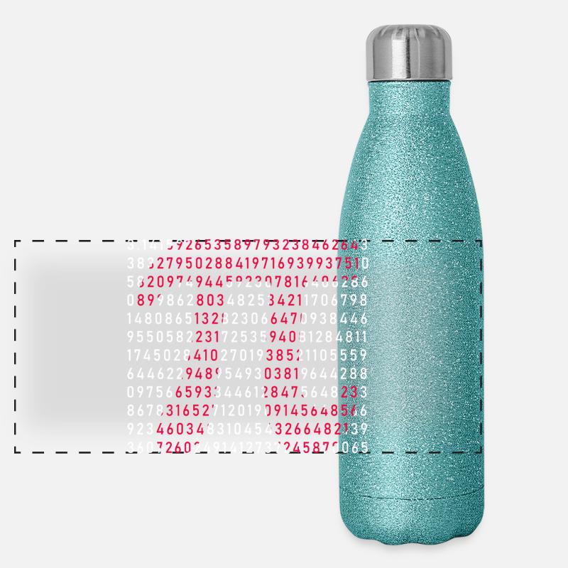 Pi Tag Panorama Glitzer Isolierflasche 500 ml