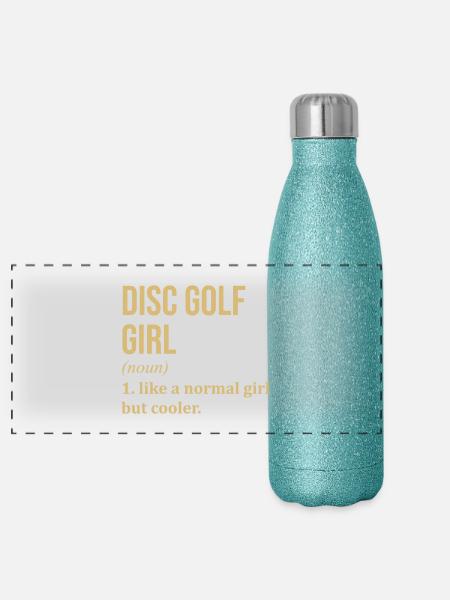 Disc Golf Disc Golf Disc Golf - Panorama Glitzer Isolierflasche 500 ml - Blau Glitzer