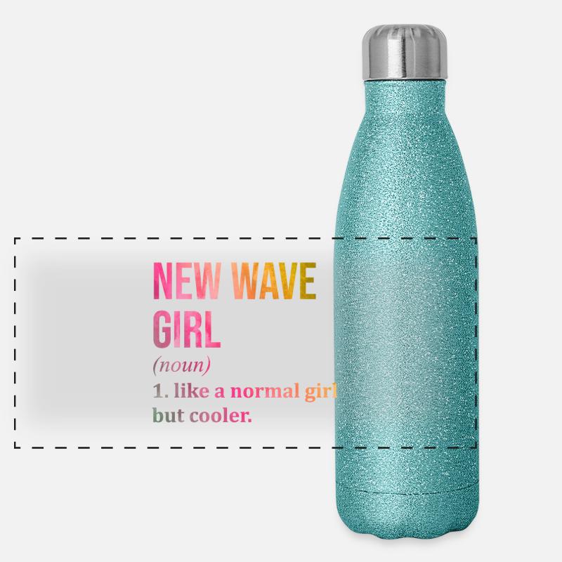 new wave Gourde isotherme panoramique pailletée 500 ml