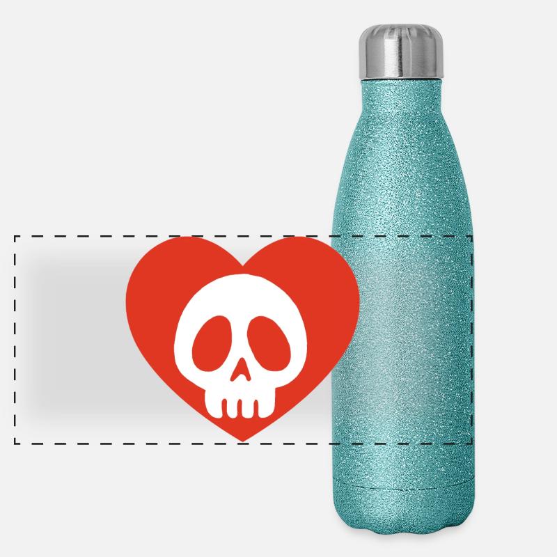 Amour mortel Gourde isotherme panoramique pailletée 500 ml