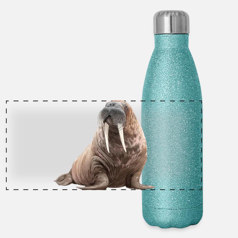 Walrus Panoramic Glitter Thermal Bottle 500 ml
