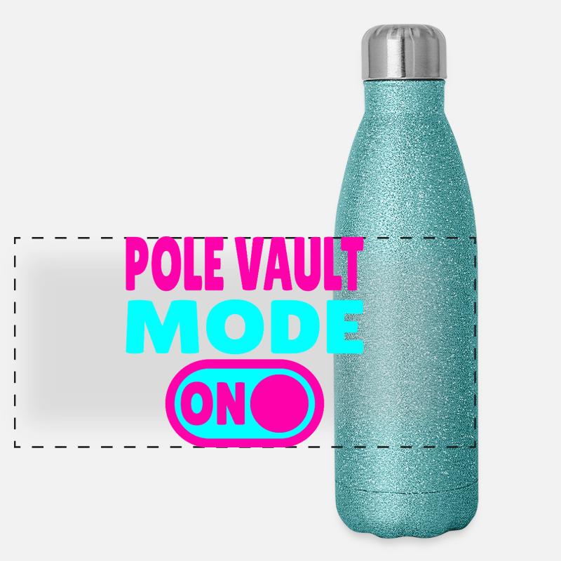 Mode saut à la perche ACTIVÉ – Stabhochsprung Gourde isotherme panoramique pailletée 500 ml