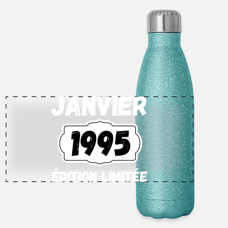 Janvier 1995 Édition Limitée Anniversaire Gourde isotherme panoramique pailletée 500 ml