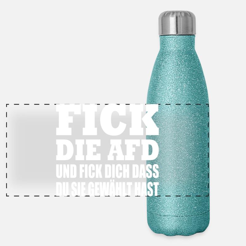 Afd Panorama Glitzer Isolierflasche 500 ml